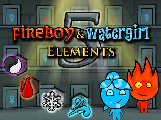 Screenshot of Fireboy Watergirl: Elements available on the Drift Boss arcade hub catalog